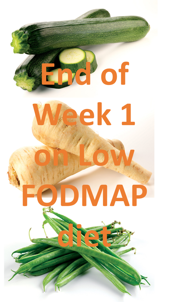 End of week 1 on low FODMAP diet
